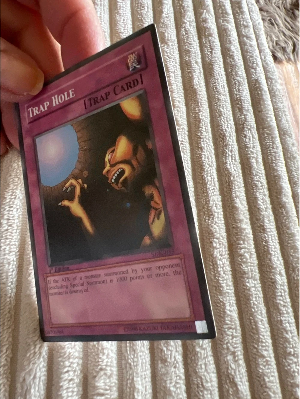 First edition, Trap Role  Yu-Gi-Oh! trading card [COPY]